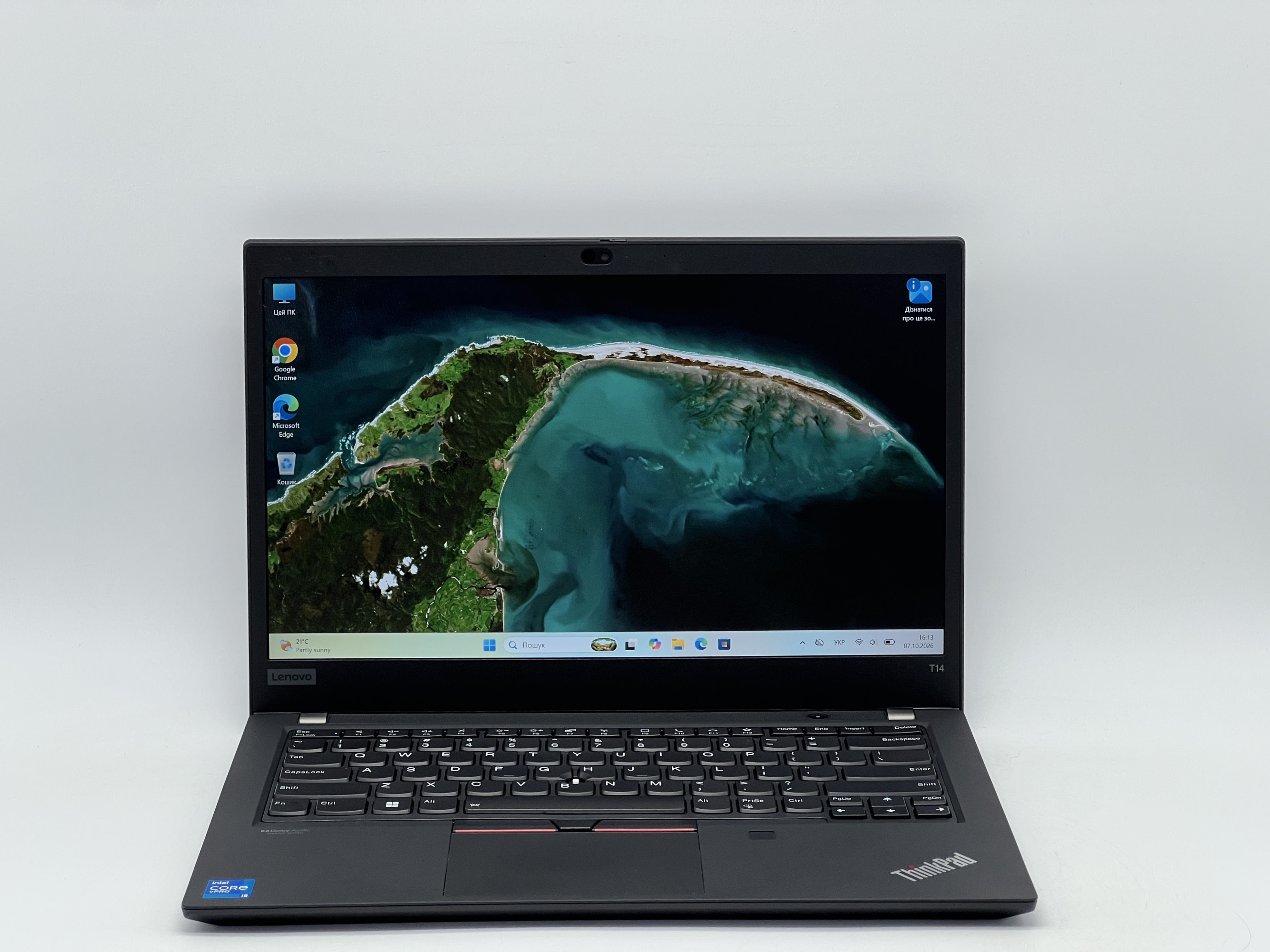 Ноутбук Lenovo ThinkPad T14 Gen 2, i5-1145G7, 16 GB, 240 GB, Intel Iris Xe Graphics, 1920x1080, IPS [SH2608453] БУ