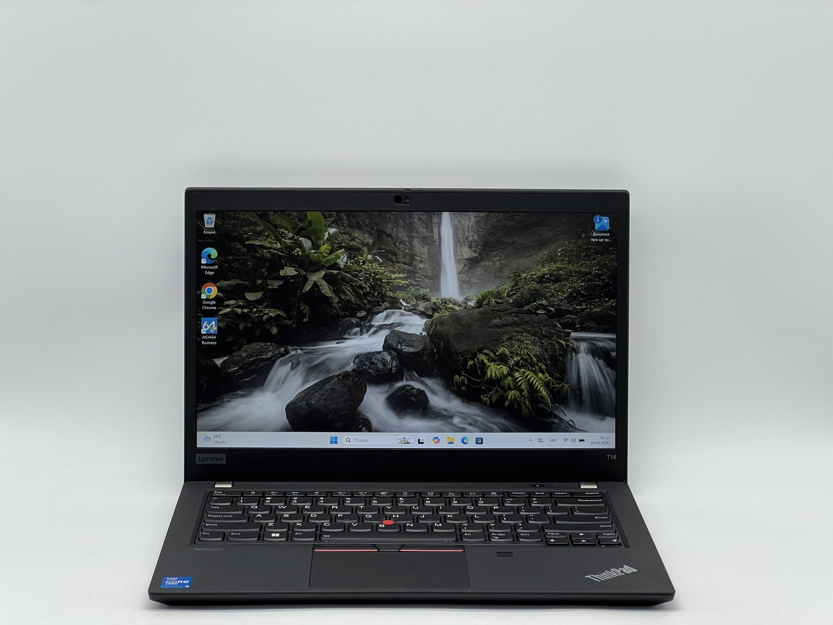 Ноутбук Lenovo ThinkPad T14 Gen 2, i5-1145G7, 16 GB, 240 GB, Intel Iris Xe Graphics, 1920x1080, IPS [SH2608852] БУ