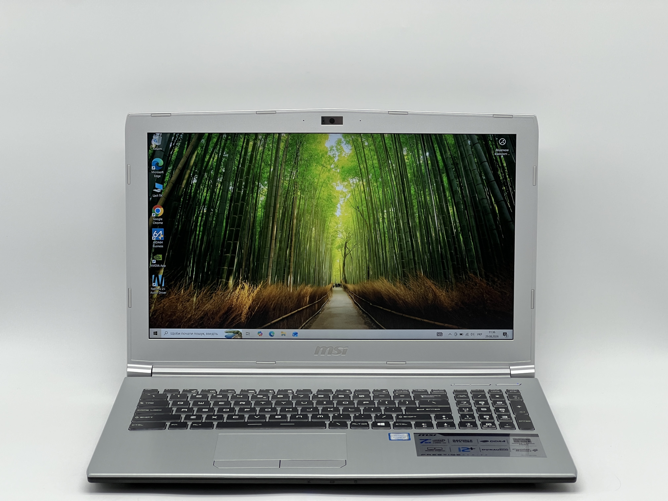 Ноутбук MSI Prestige PE62VR 7RF-837US, i7-7700HQ, 16 GB, 240 GB, NVIDIA GeForce GTX 1060, 1000 GB, 1920x1080, IPS [SH2607323] БУ