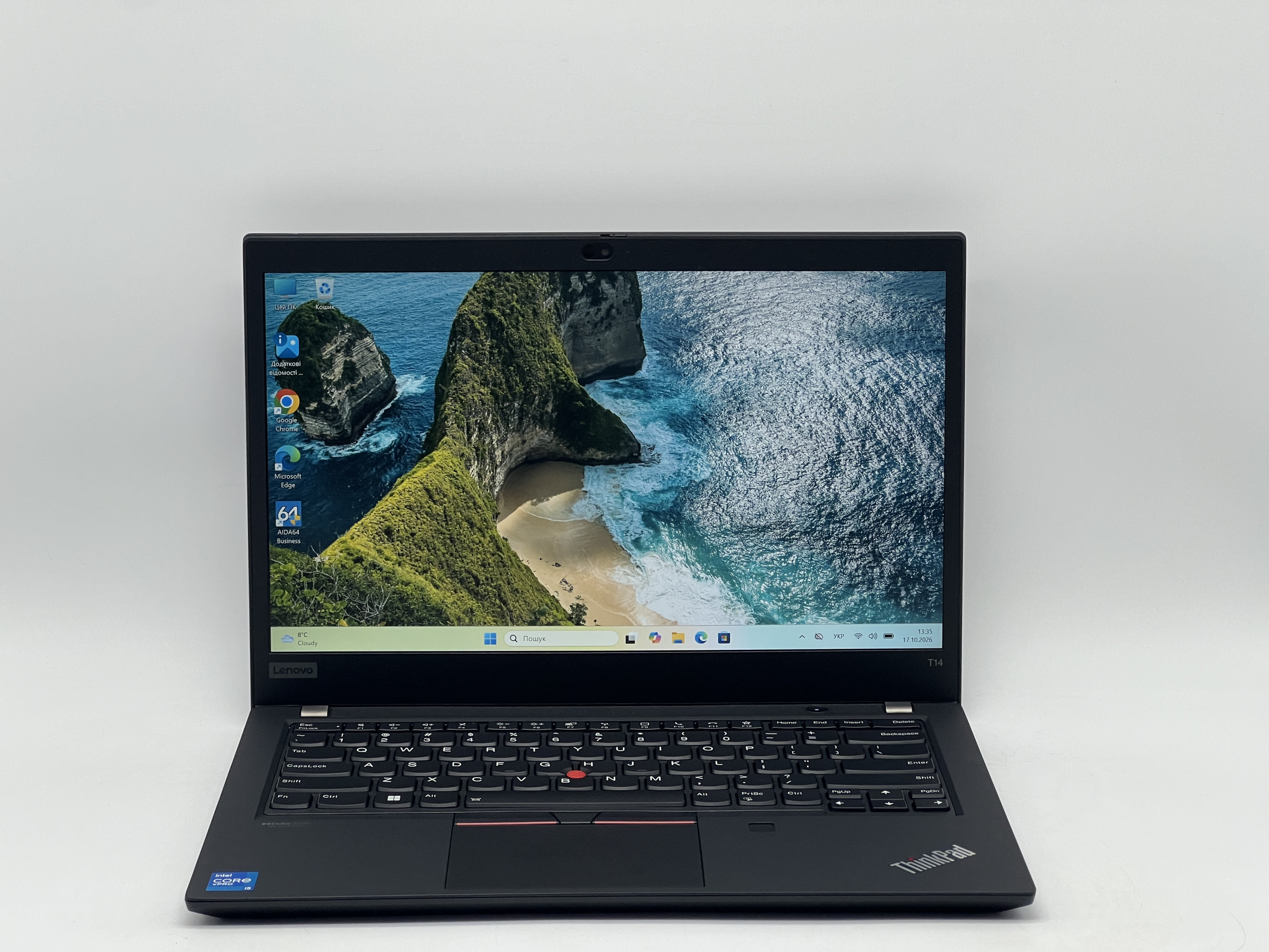 Ноутбук Lenovo ThinkPad T14 Gen 2, i5-1145G7, 16 GB, 240 GB, Intel Iris Xe Graphics, 1920x1080, IPS [SH26081064] БУ