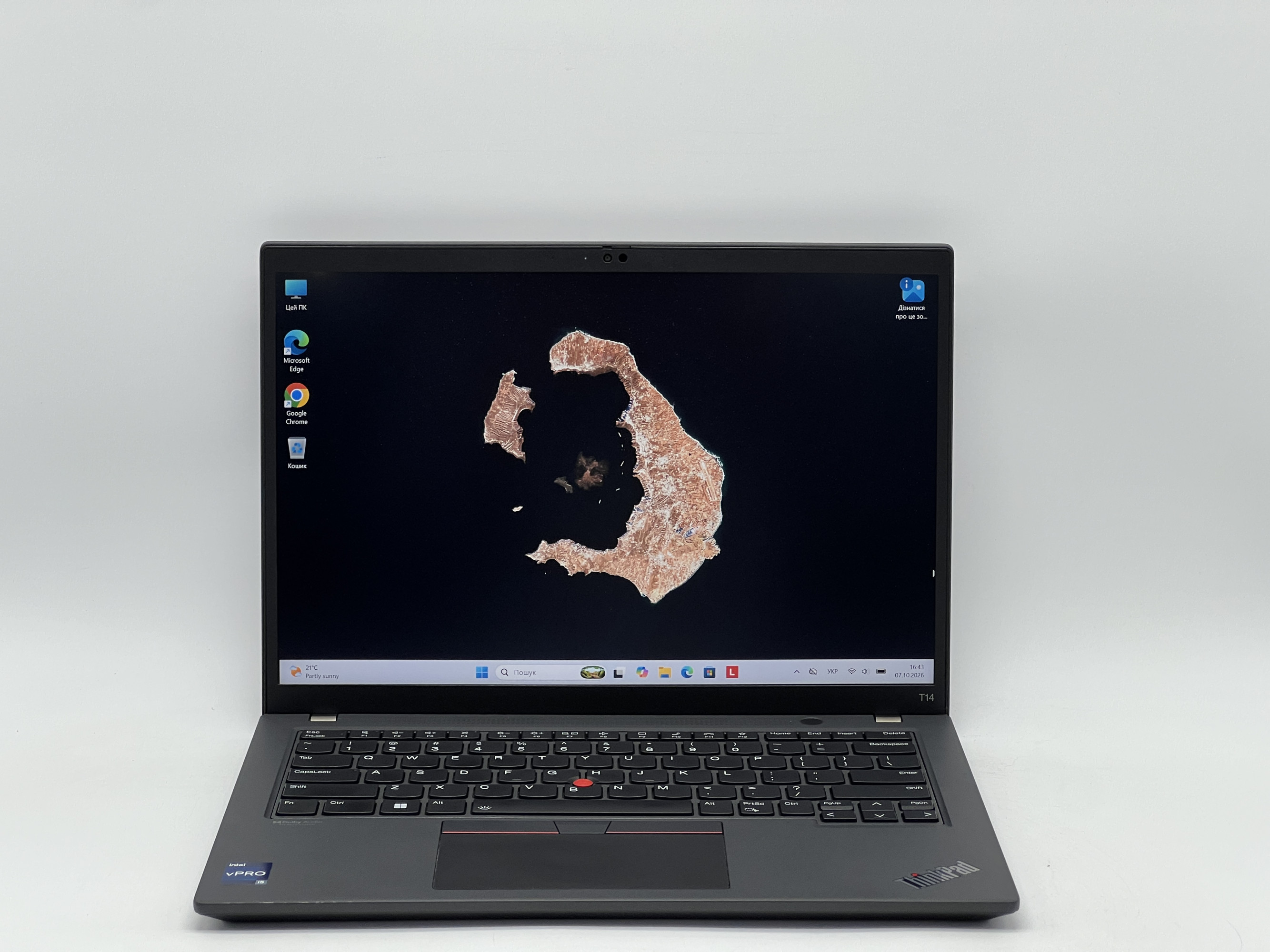 Ноутбук Lenovo ThinkPad T14 Gen 3, i5-1245U, 16 GB, 240 GB, Intel Iris Xe Graphics, 1920x1200, IPS [SH2608472] БУ
