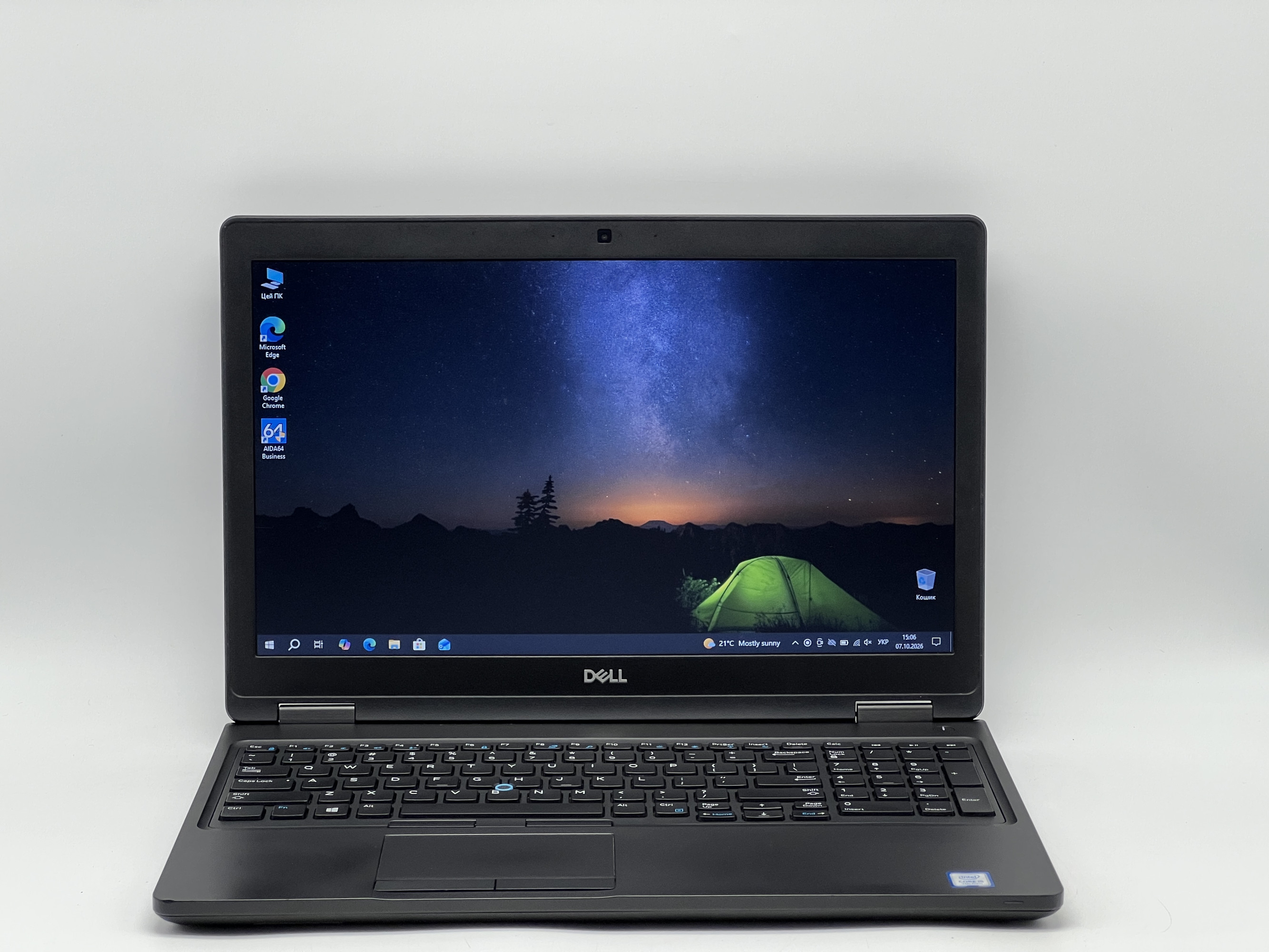 Ноутбук Dell Latitude 5590, i5-7300U, 8 GB, 120 GB, Intel HD Graphics 620, 1366x768, TN [SH2606965] БУ