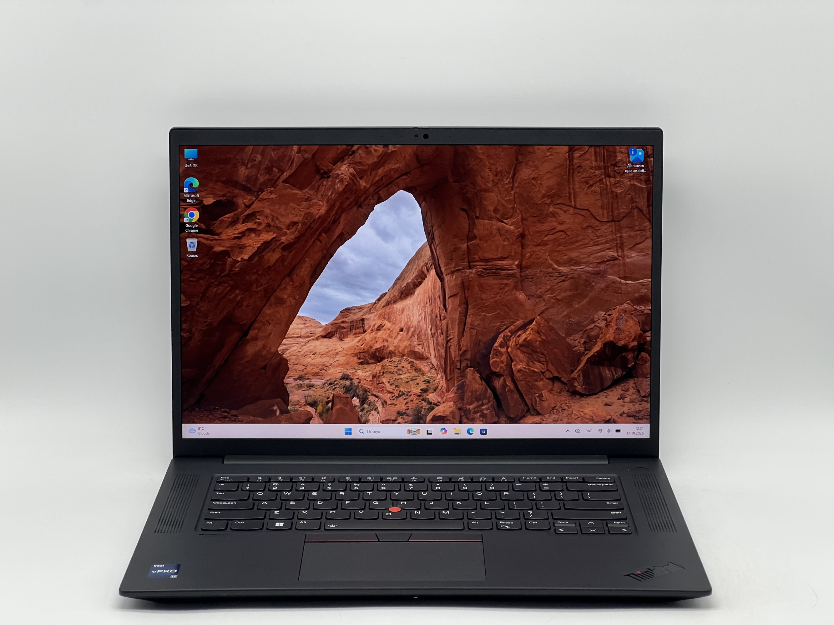 Ноутбук Lenovo ThinkPad P1 Gen 5, i7-12800H, 16 GB, 480 GB, NVIDIA RTX A1000, 1920x1200, IPS [SH26081016] БУ